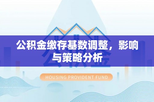 下营公积金缴存基数调整，影响与策略分析