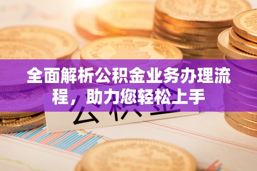 海城全面解析公积金业务办理流程，助力您轻松上手