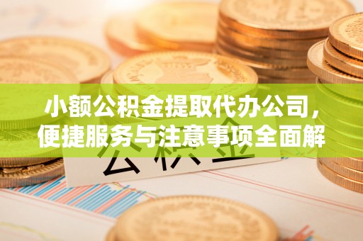 江津小额公积金提取代办公司，便捷服务与注意事项全面解析