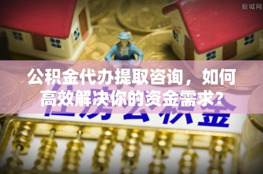 无极公积金代办提取咨询，如何高效解决你的资金需求？