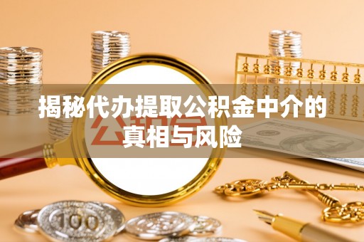 青河揭秘代办提取公积金中介的真相与风险