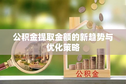 大同公积金提取金额的新趋势与优化策略