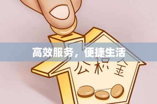金湾高效服务，便捷生活