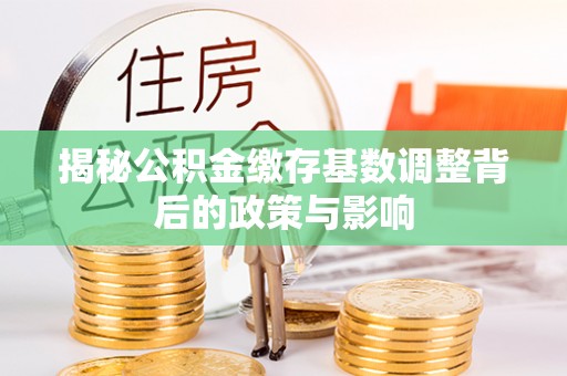 青原揭秘公积金缴存基数调整背后的政策与影响
