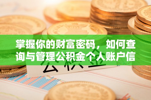 北市掌握你的财富密码，如何查询与管理公积金个人账户信息