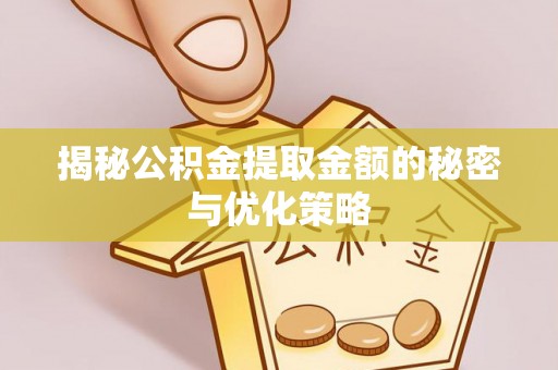 泰山揭秘公积金提取金额的秘密与优化策略