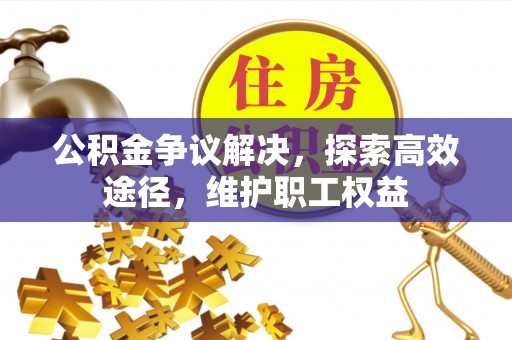 习水公积金争议解决，探索高效途径，维护职工权益