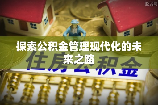 金城探索公积金管理现代化的未来之路