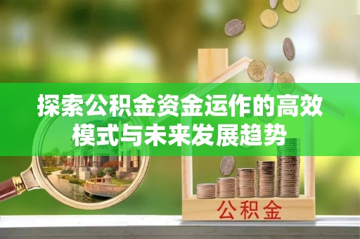 桐柏探索公积金资金运作的高效模式与未来发展趋势