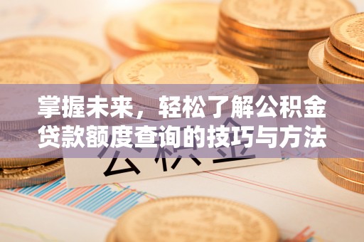 孙吴掌握未来，轻松了解公积金贷款额度查询的技巧与方法