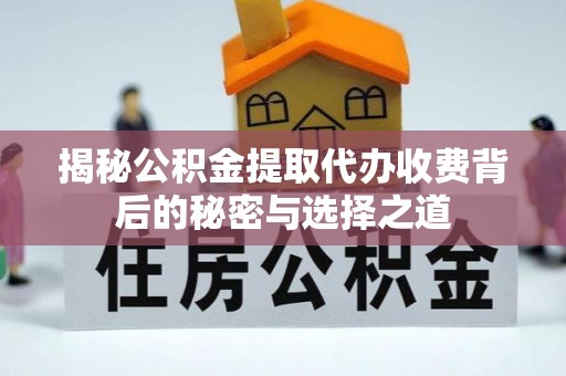 菏泽揭秘公积金提取代办收费背后的秘密与选择之道