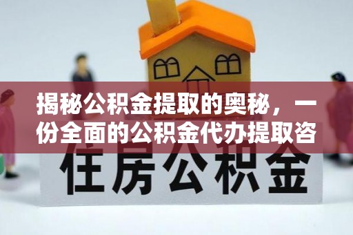 普湾新区揭秘公积金提取的奥秘，一份全面的公积金代办提取咨询指南