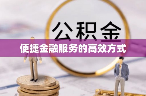 龙凤便捷金融服务的高效方式