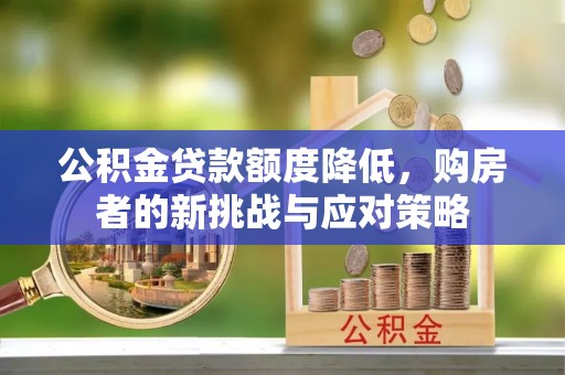 田尾公积金贷款额度降低，购房者的新挑战与应对策略