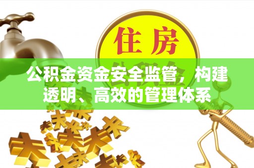 掇刀公积金资金安全监管，构建透明、高效的管理体系