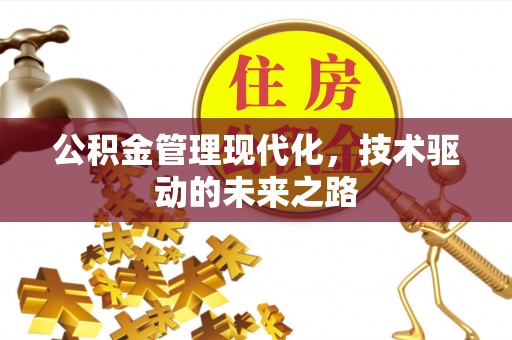 黔西南公积金管理现代化，技术驱动的未来之路